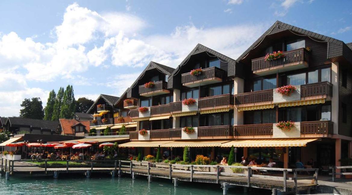 Hotel-Restaurant Seegarten-Marina Spiez Exterior foto