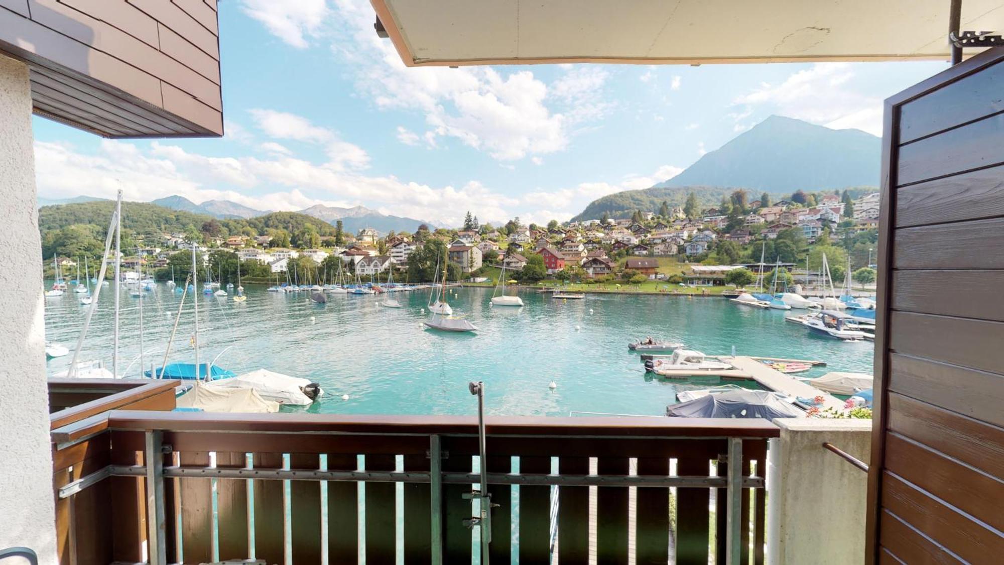 Hotel-Restaurant Seegarten-Marina Spiez Exterior foto